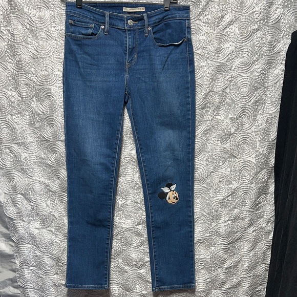 Levi’s Blue Jeans with Character Patch 712 Slim - Picture 1 of 10